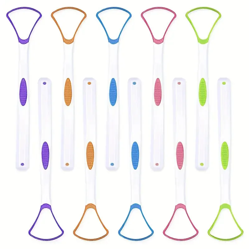 10-Pack: 100% BPA Free Tongue Scrapers