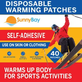 Adhesive Body Heat Patch for Cold Weather and Sports 40-Pack