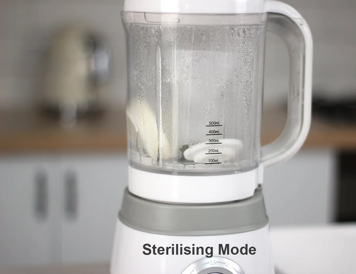 Automatic Baby Food Maker, Steriliser & Warmer Cerulean Sage Bundle