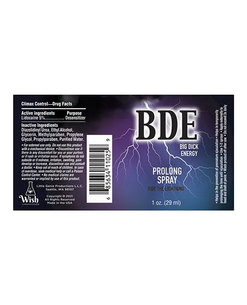 BDE Prolong Spray