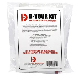 Big-D® 'D-Vour' Single Use Vomit, Puke & Bodily Fluid Clean Up Kits - Case of 6