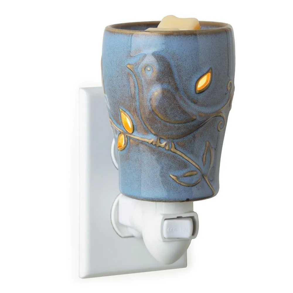 Blue Bird Plug-in Glazed Ceramic Tart Warmer