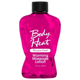 Body Heat Warming Massage Lotion - 8 Fl. Oz. - Passion Fruit