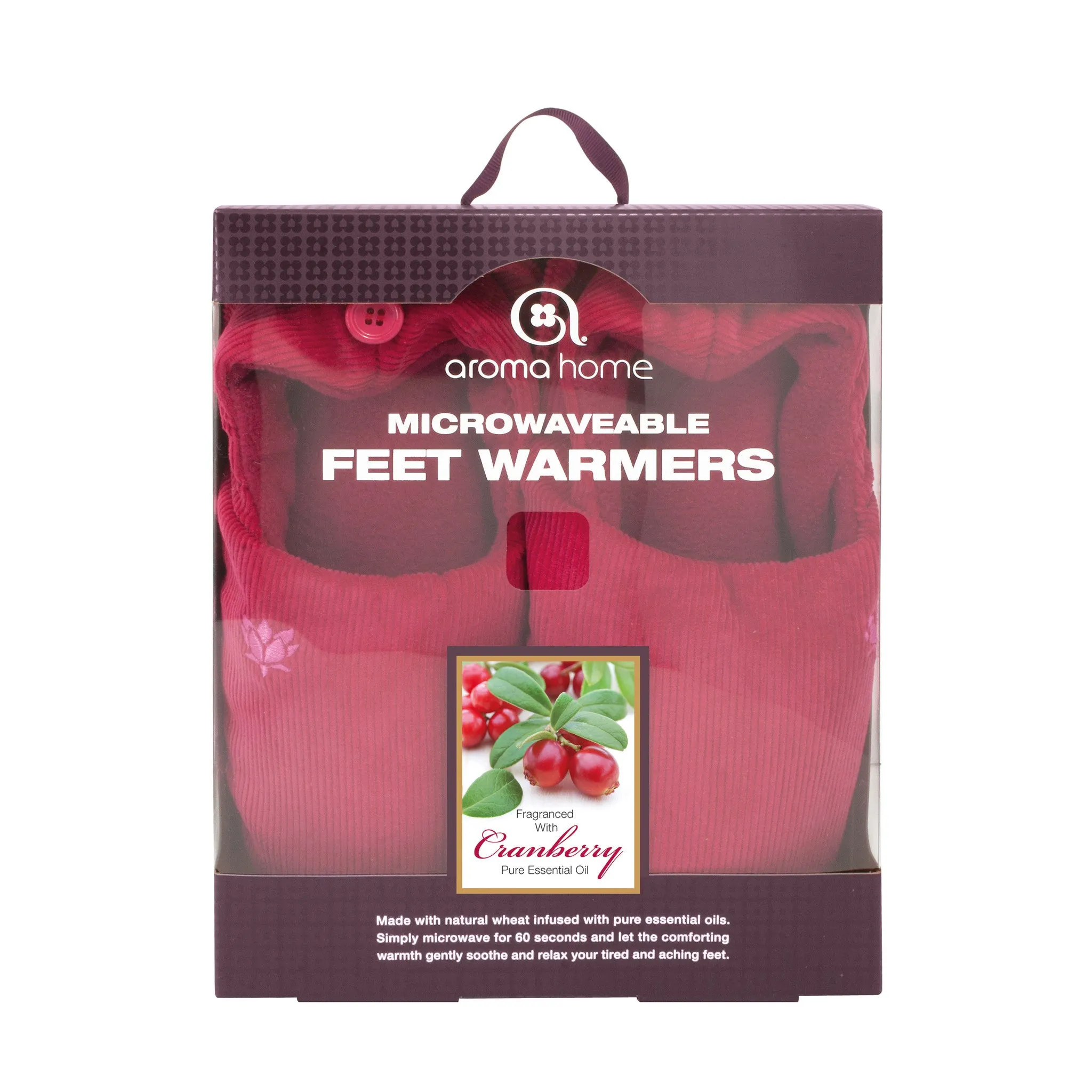 Burgundy Feet Warmers