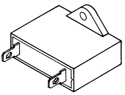 Compact Isolette Motor Start Capacitor C-86, Part Number: 42022506/AIC058