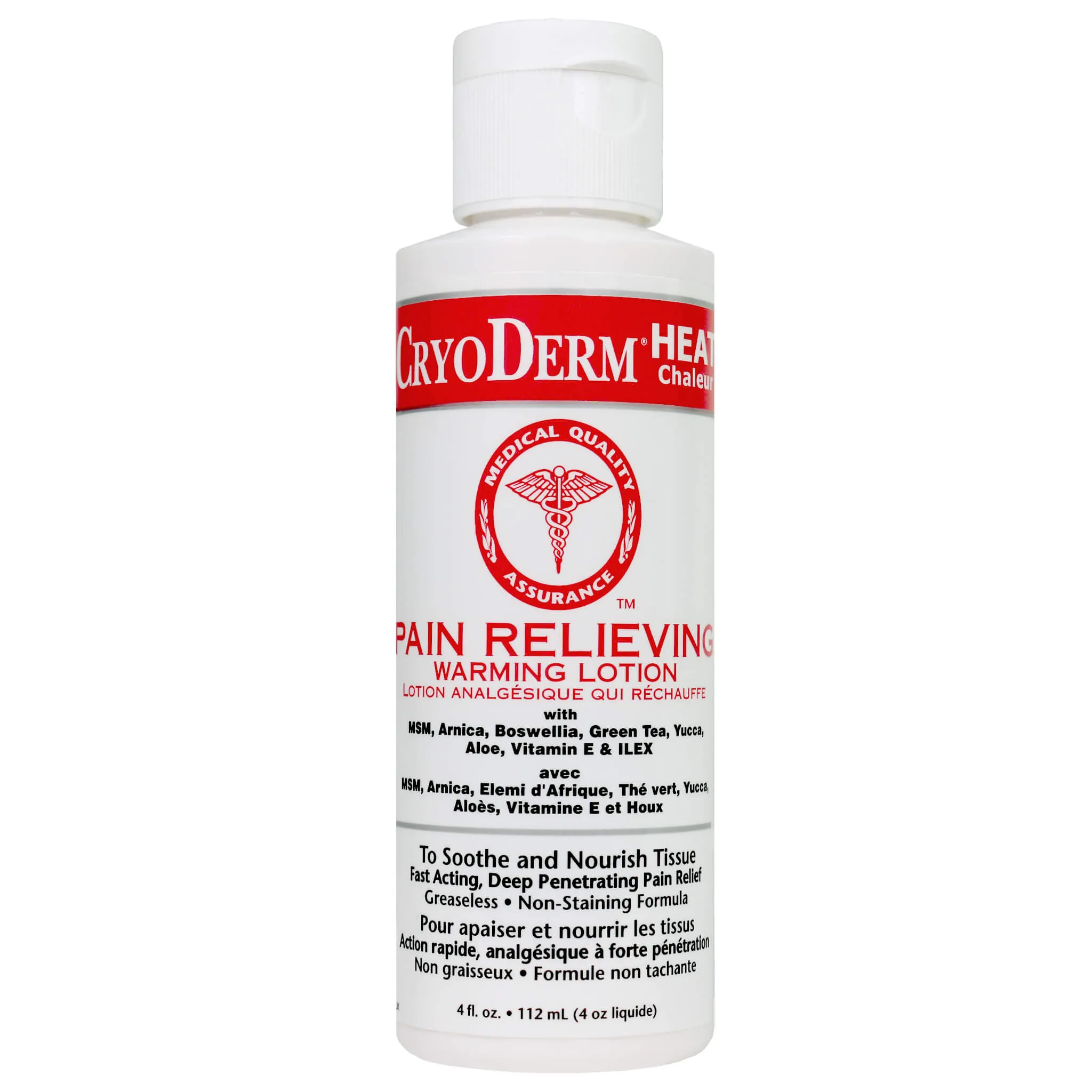 CryoDerm HEAT Warming Lotion 4oz