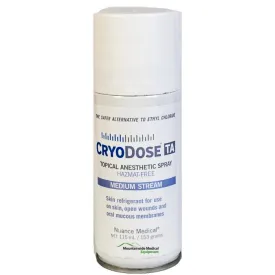 CryoDose TA Topical Anesthetic Medium Stream Spray 115 mL Size