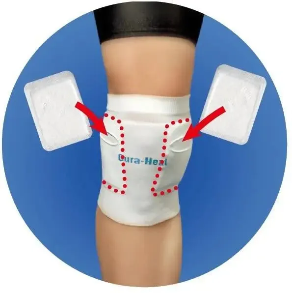 Cura-Heat Arthritis Pain for Knee 4 pads