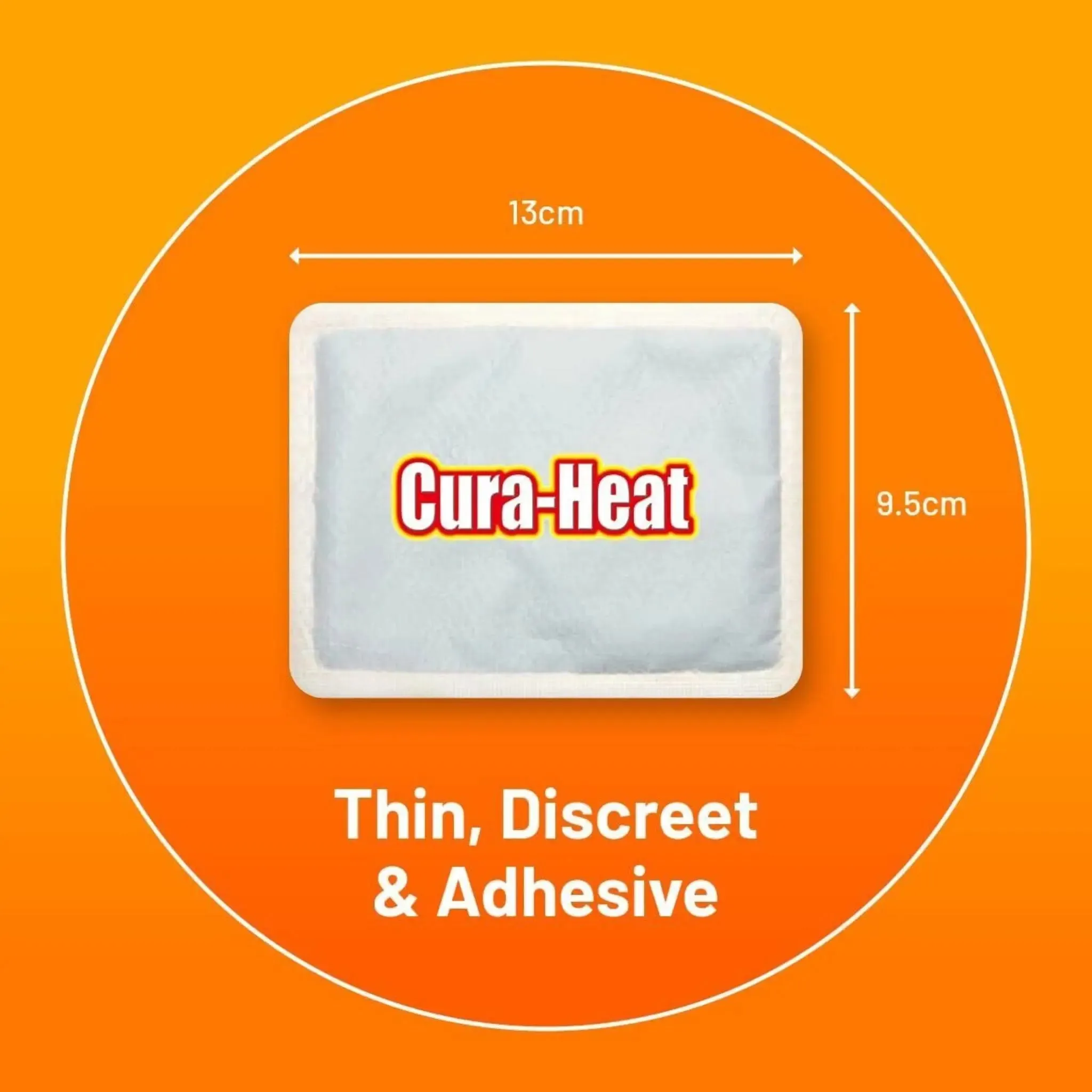 Cura-heat Back and Shoulder Pain Relief Heat, 3 patches