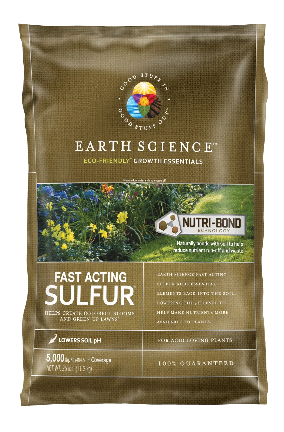 Earth Science Fast Acting Sulfur® 2.5 lb Bag