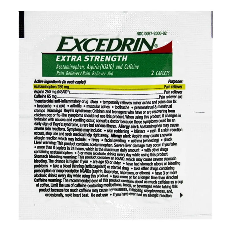 Excedrin Extra Strength - Pack of 2