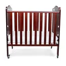 First Essentials Amber Curved Top Mini Portable Folding Crib