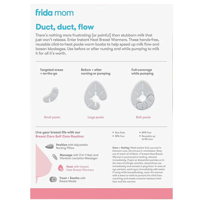 Frida Mom Instant Heat Reusable Breast Warmers