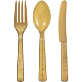 Gold Combo Cutlery 48 Count (Case Qty: 2304)