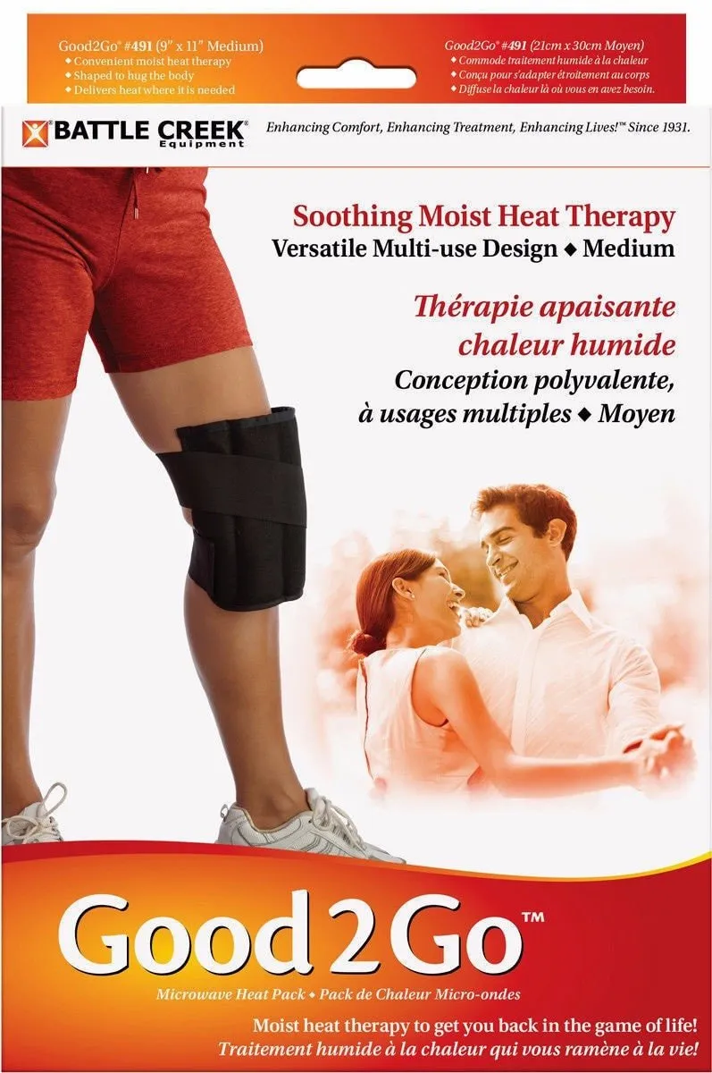 Good2Go 491 Microwave Moist Heat Pack - Knee Medium 9 x 12