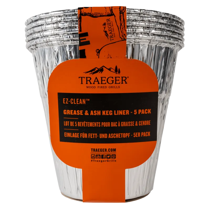 Grease & Ash Keg Liner - 5 Pack