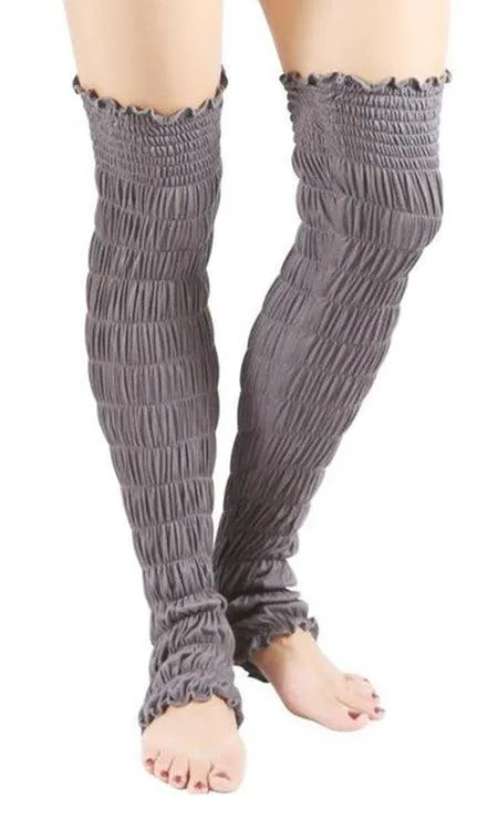 Heather Leg Warmers - Women's Cinched Modal Leg Warmer