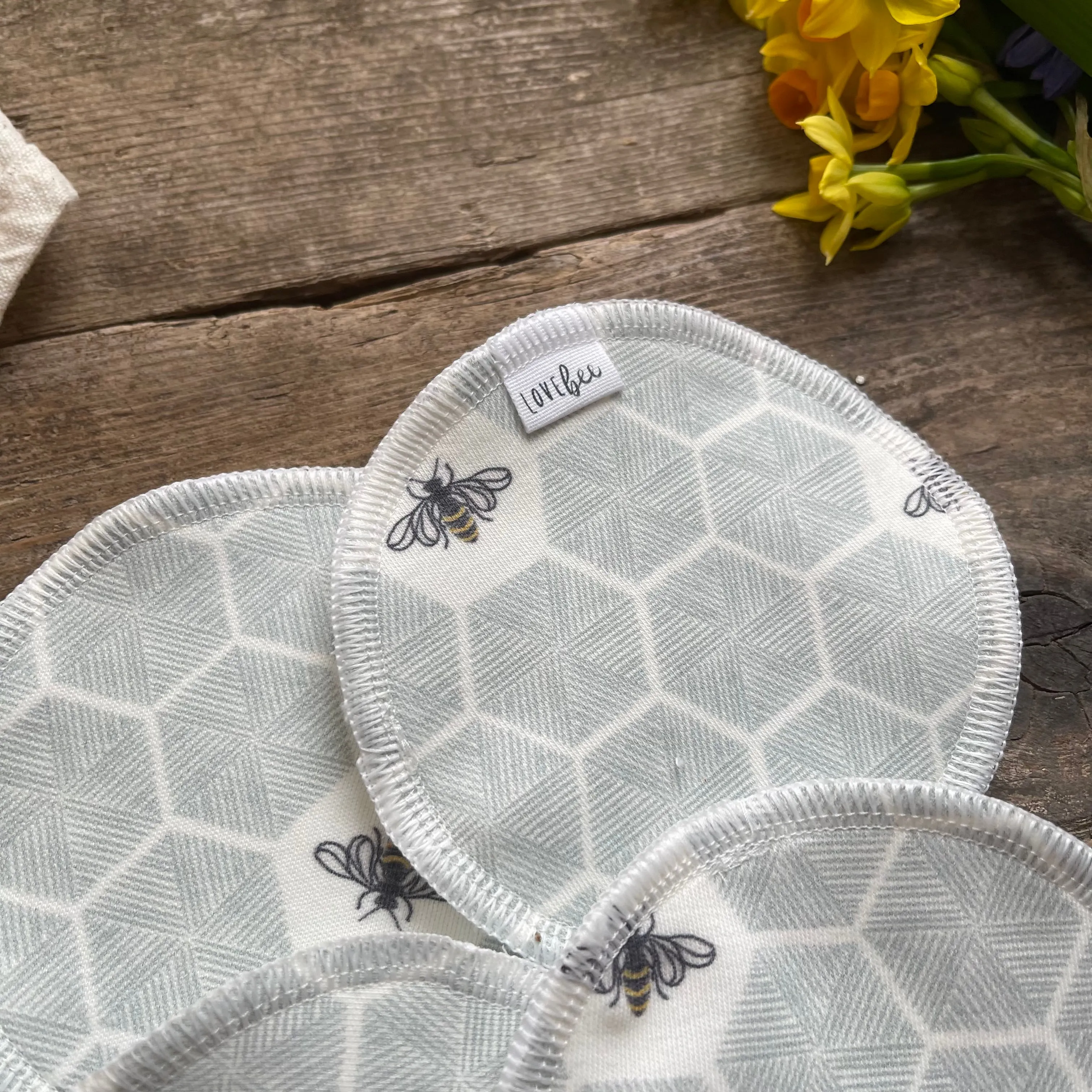 Honeycomb Bee Reusable Breast Pads