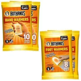 HotHands Hand Warmers 10 Pairs & Foot Warmers 10 Pairs