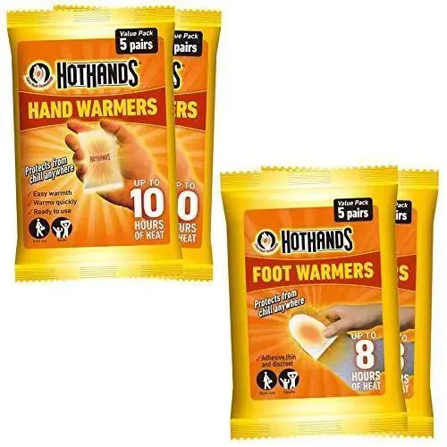 HotHands Hand Warmers 10 Pairs & Foot Warmers 10 Pairs