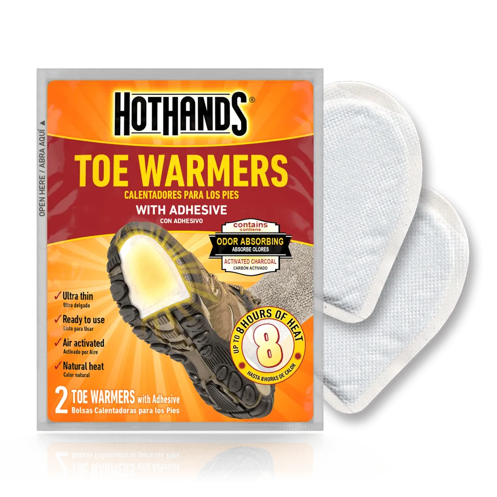 HotHands Toe Warmers - Long Lasting Safe Natural Odorless Air Activated Warmers - Up to 8 Hours of Heat - 40 Pair