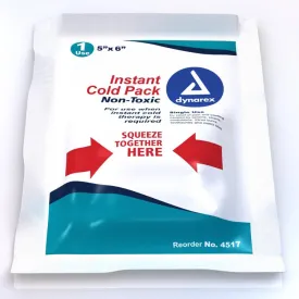 Instant Cold Pack w/Urea (Non-toxic) 5" x 6", 20/cs