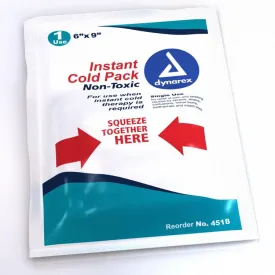 Instant Cold Pack w/Urea (Non-toxic) 6" x 9", 24/cs