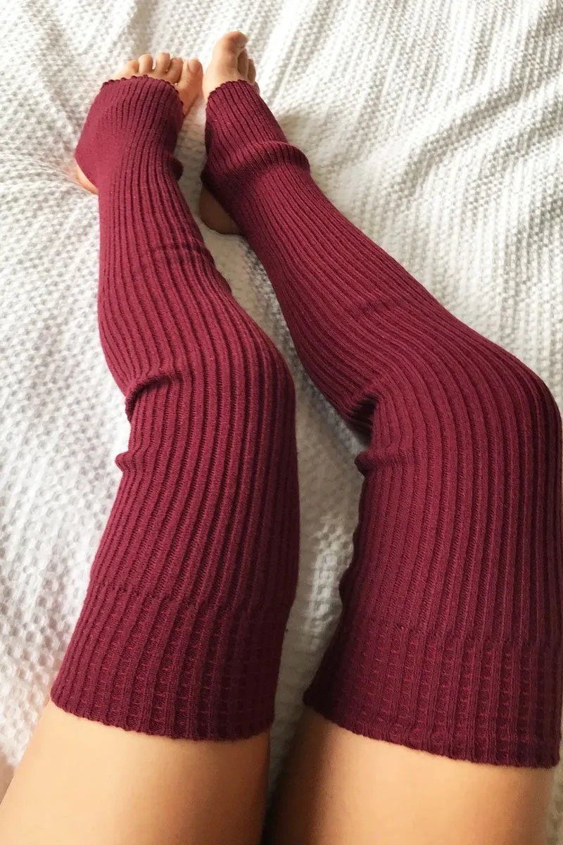 Lunalae Leg Warmers - Wine