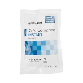 McKesson Instant Cold Pack, Disposable, 4 x 6 Inch