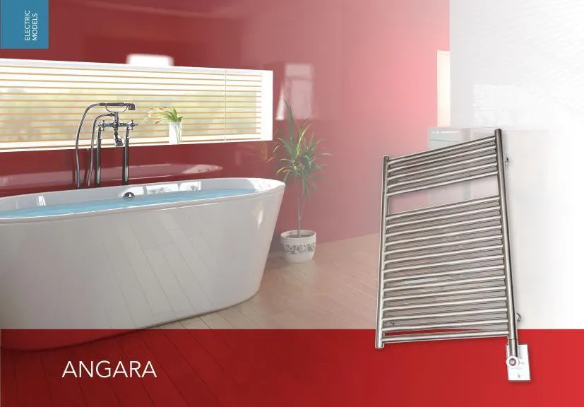 Myson Contemporary Designer ANGARA ERR3 Hardwired  Towel Warmer - 31"w x 36"h