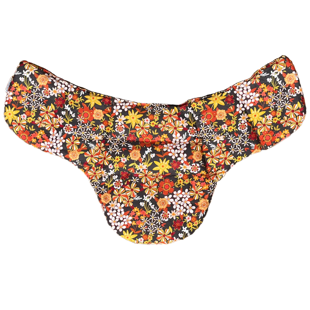 Neck Heat Pack Groovy Flowers - Black