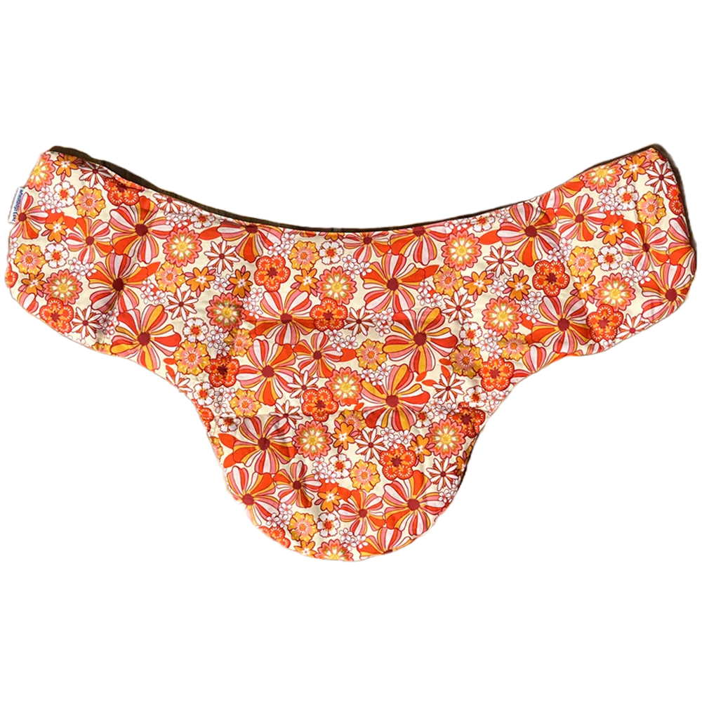 Neck Heat Pack Groovy Flowers Orange