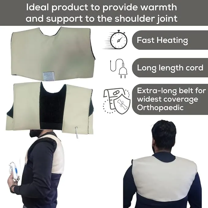 Odessey Products Electric Shoulder Heating Pad For Pain Relief