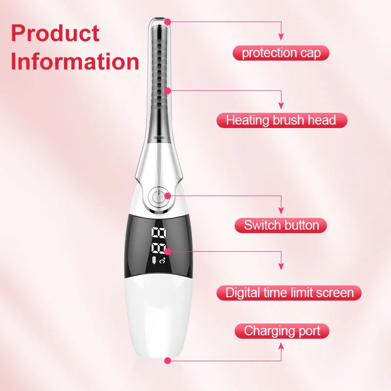 Portable Fast Heated Electric Long Lasting Eyelash Curler