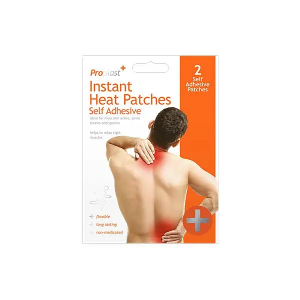 Pro Plast Instant Heat Patches 2 Pack