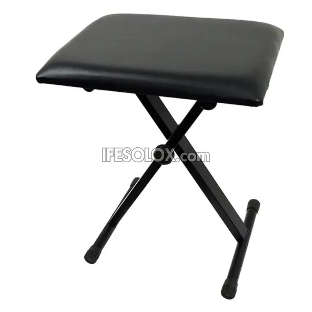 Professional A1X Portable Piano/ Keyboard Bench with Padded Top and Adjustable X-Design - Brand New