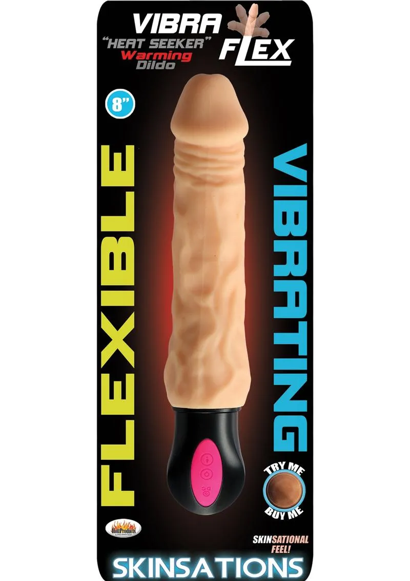 Skinsations Vibra Flex Heat Seeker Warming Dildo