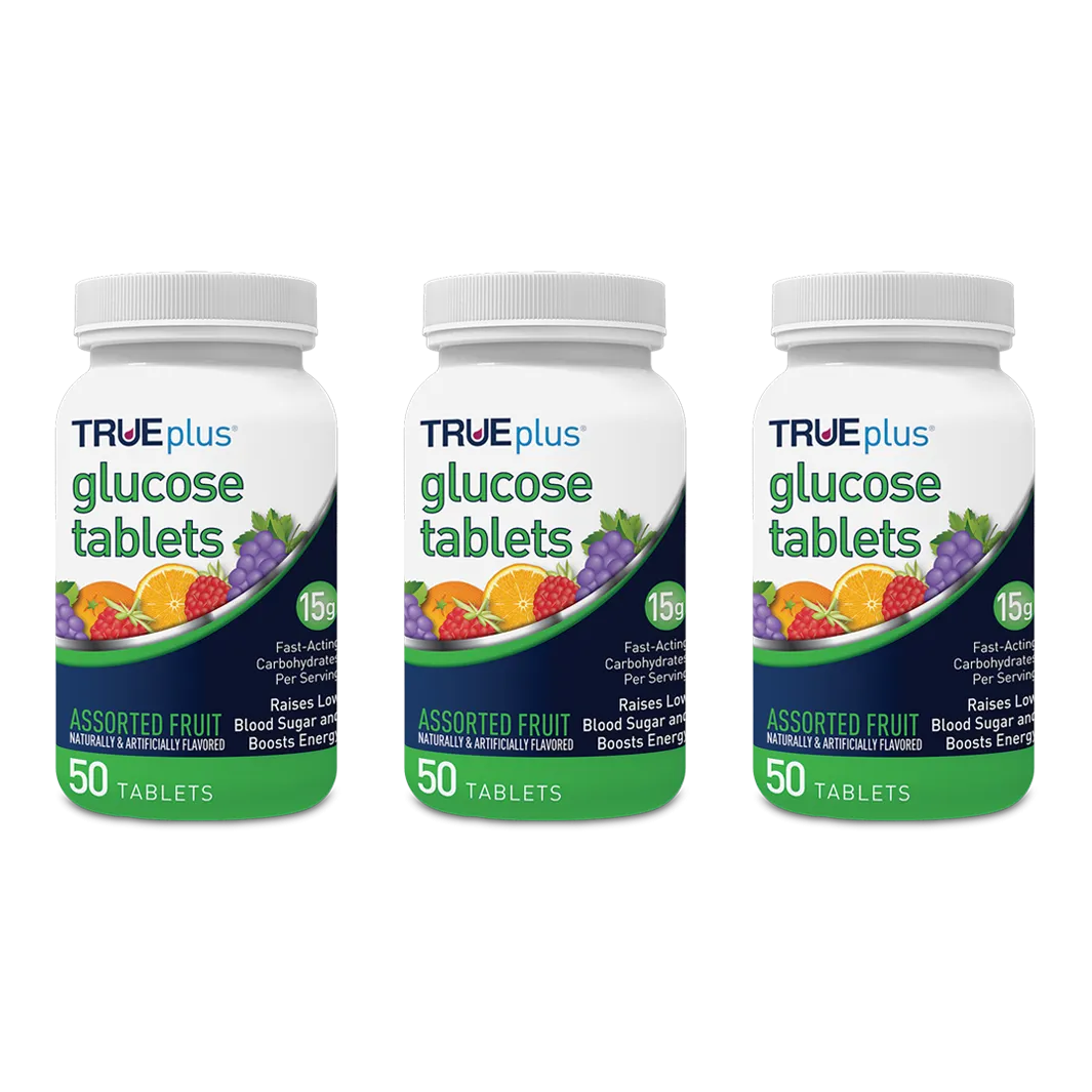 TRUEplus Glucose Tabs - Assorted Fruit 50 ct.