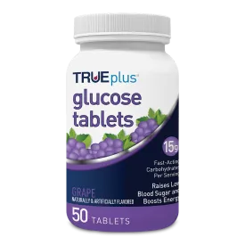 TRUEplus Glucose Tabs - Grape 50 ct.