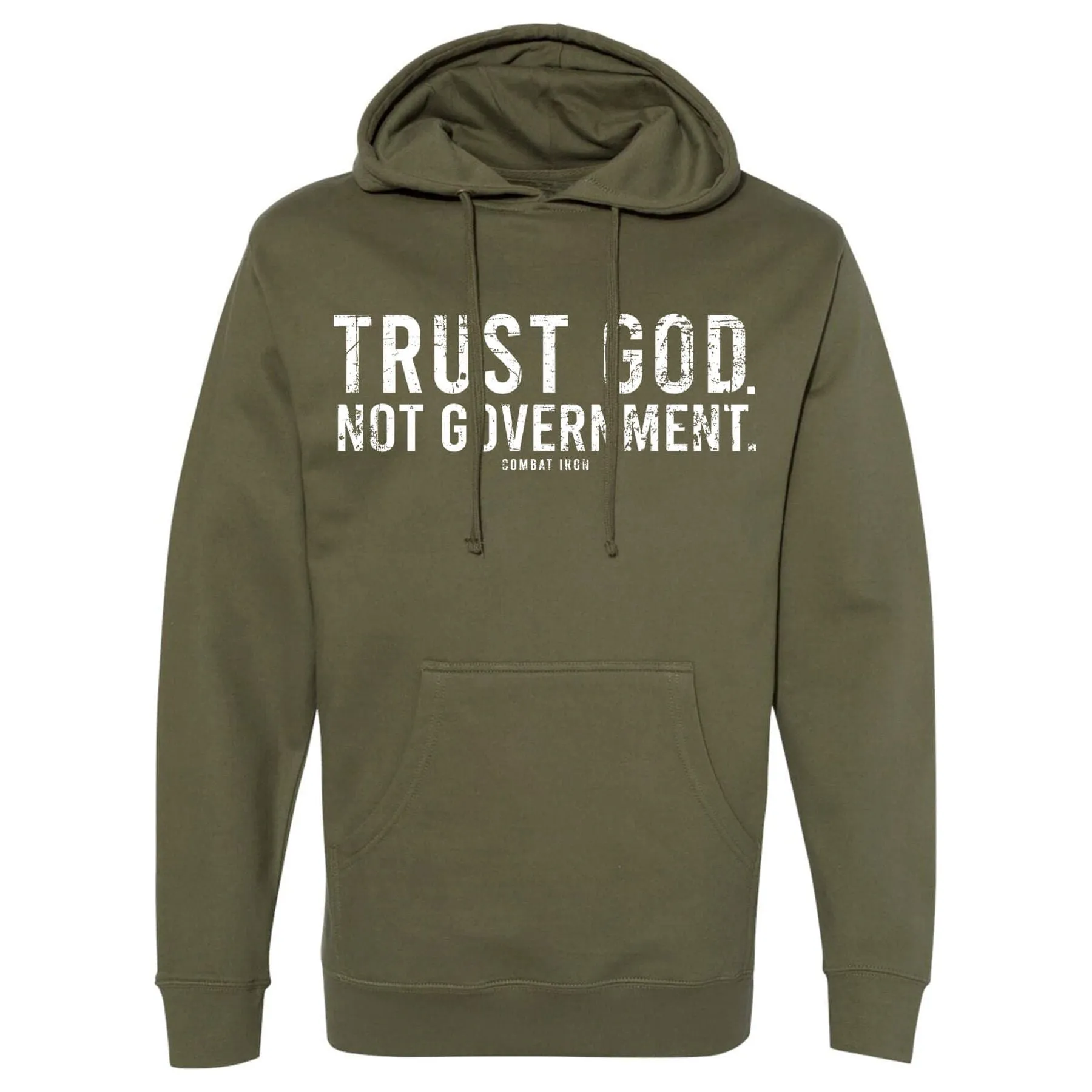 Trust God. Not Government. Men's Hoodie