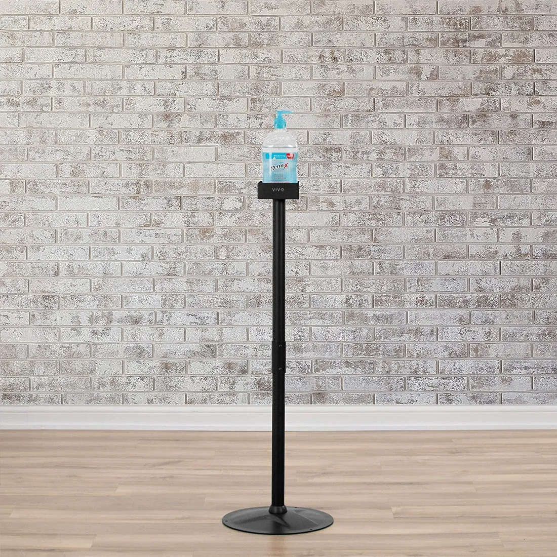 VIVO Black Hand Sanitizer Bottle Floor Stand, STAND-HS04H