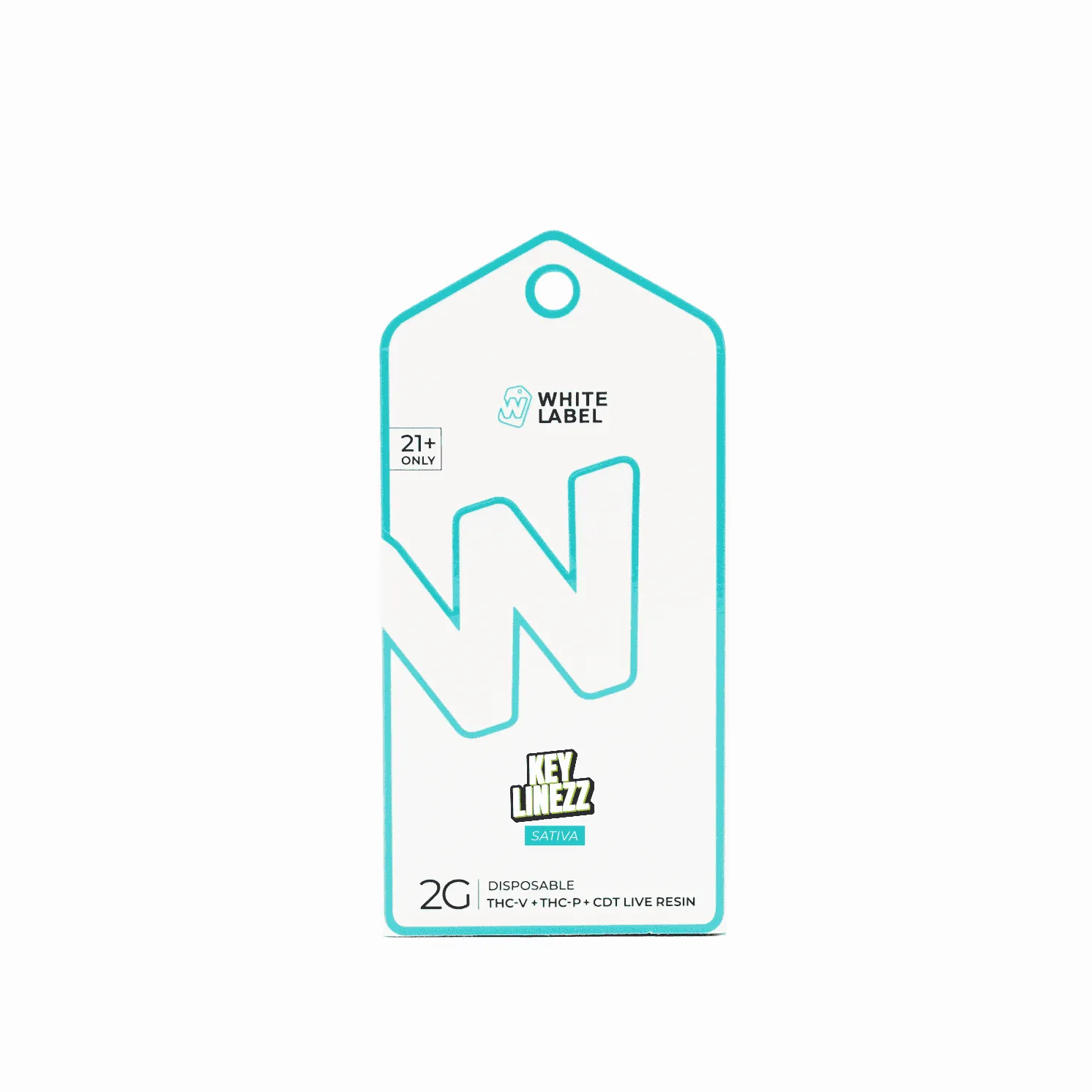 White Label THC-V Disposable 2g (5/pack)