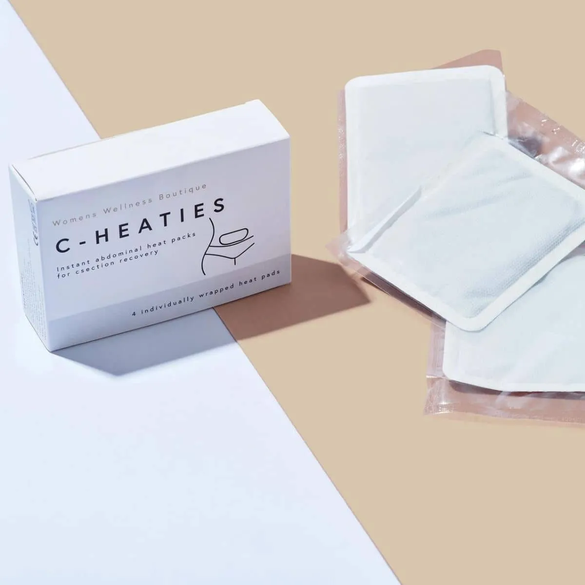 Womens Wellness Boutique C-Heaties - Instant Heat Packs For Csection Scars